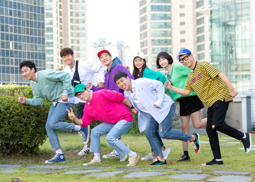 A photo of the running man cast